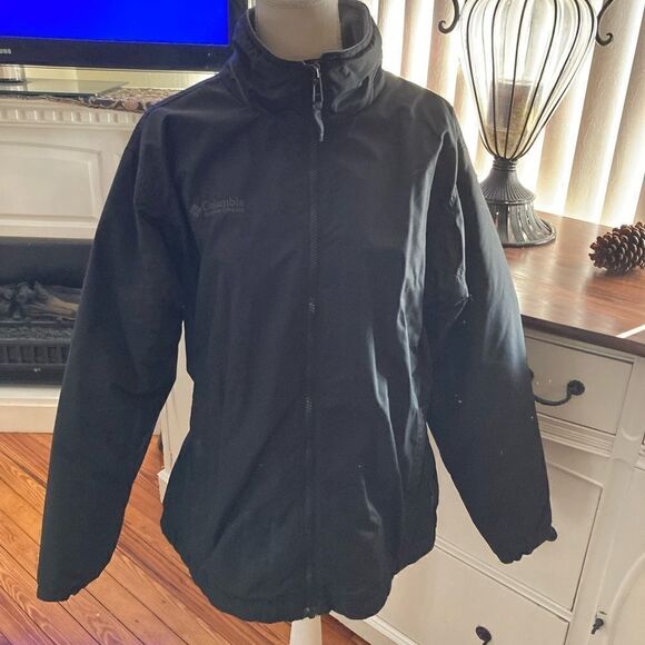 Columbia Navy Blue Zip Up Outdoor Jacket Size Large - Picture 5 of 8